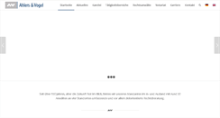 Desktop Screenshot of ahlers-vogel.de
