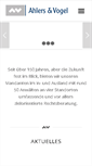 Mobile Screenshot of ahlers-vogel.de